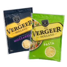 Vergeer geraspte kaas